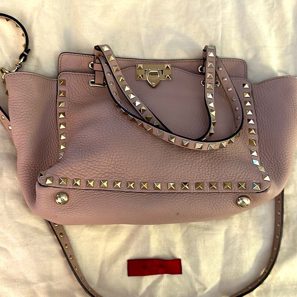 MINI ROCKSTUD GRAINY CALFSKIN bag - Picture 6 of 16
